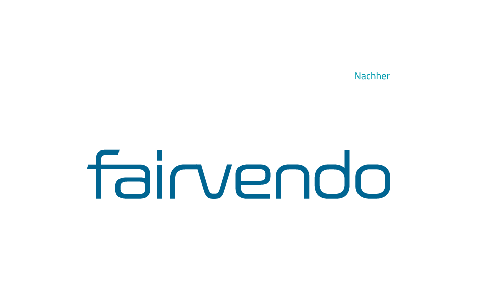 Logo Relaunch Nachher für fairvendo