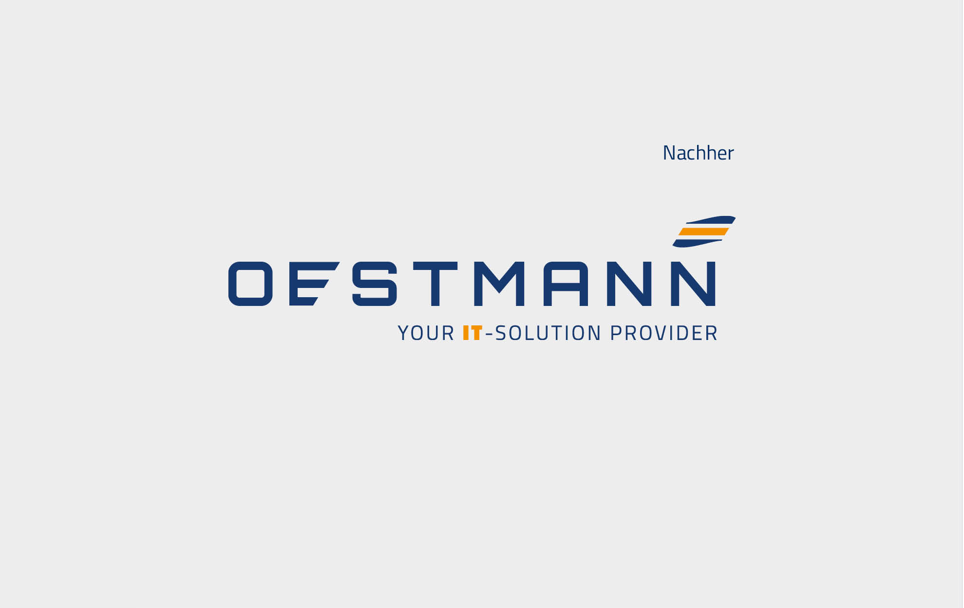 Logodesign - Nachher für Oestmann