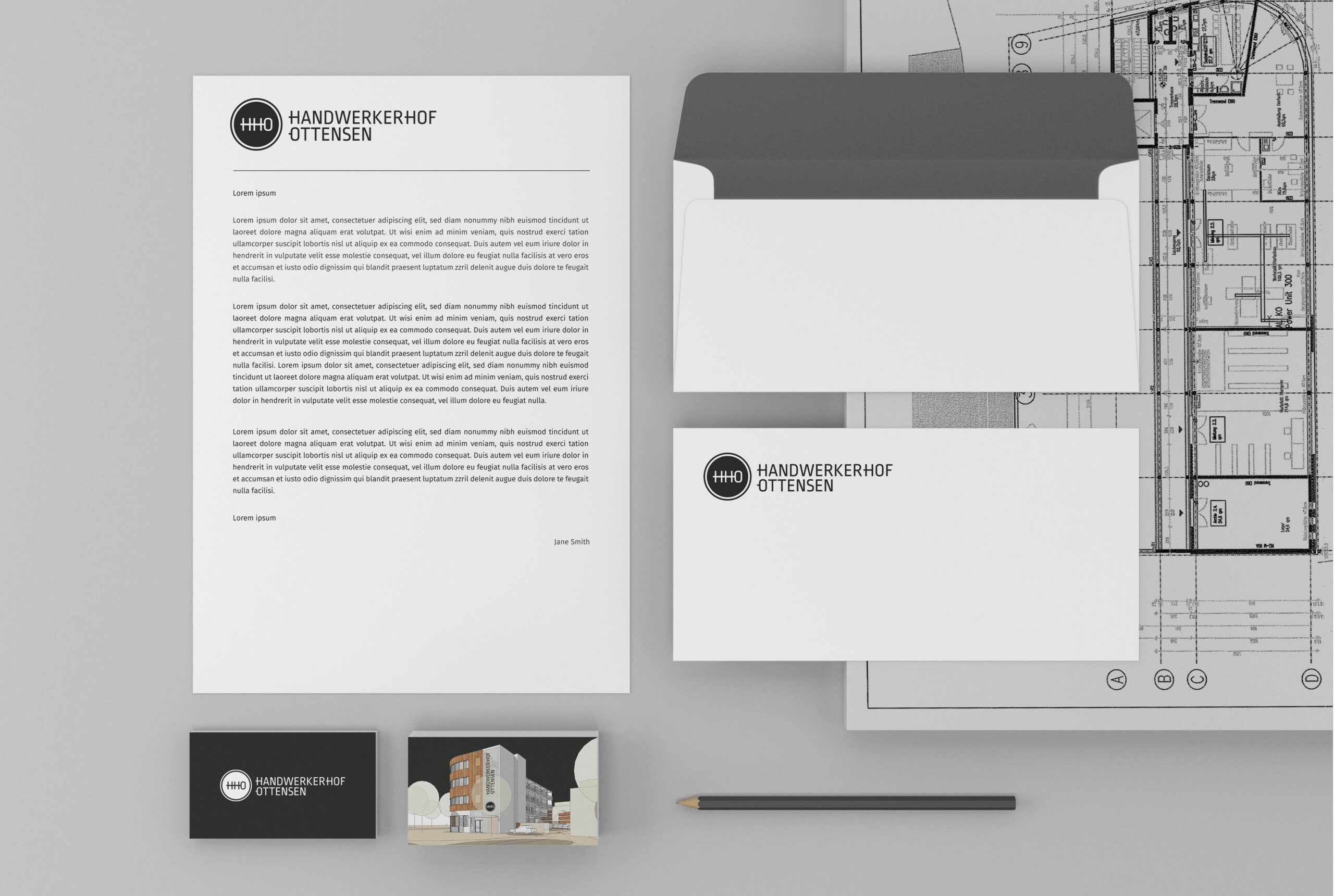 Corporate Design für Handwerkerhof Ottensen
